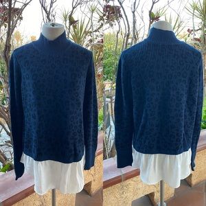 Apt. 9 Mocklayer Sweater XL